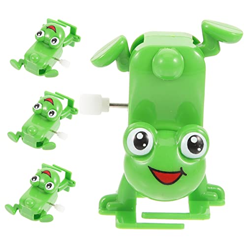 HEMOTON 4 Stück Froschspielzeug Cooles Für Mädchen Überraschungsspielzeug Plüschtier Zappelspielzeug Kindergeburtstag Geschenktütenfüller Kinderspielzeug Aufziehspielzeug Partygeschenk von HEMOTON