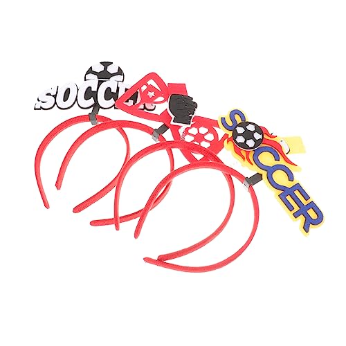 HEMOTON 4-teiliges Fußball-haarband-set Sport-stirnbänder Für Frauen Und Mädchen Fußball-stirnband-set Perfekt Für HEMOTON 4-teiliges Fußball-haarband-set Sport-stirnbänder Für Frauen Und Mädchen Fußball-stirnband-set Perfekt Für von HEMOTON