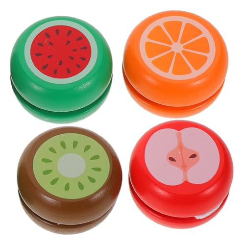 HEMOTON 4 Stück Holz-yoyos mit Niedlichen Cartoon-Motiven Reaktionsschnelle Kinderspielzeuge Hand-Auge-koordination Tragbar für Kindergarten Schule und Partyspaß HEMOTON 4 Stück Holz-yoyos mit Niedlichen Cartoon-Motiven Reaktionsschnelle Kinderspielzeuge Hand-Auge-koordination Tragbar für Kindergarten Schule und Partyspaß von HEMOTON