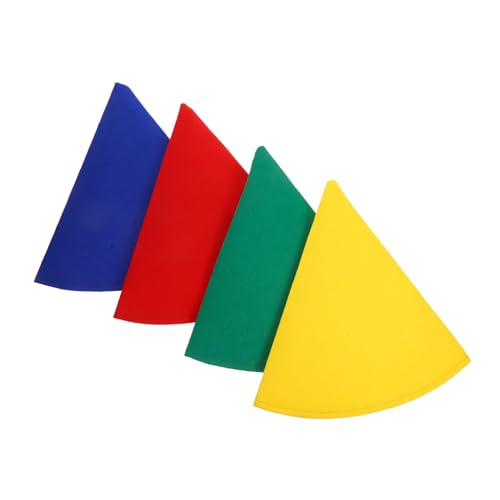 HEMOTON 4 Stück Hut Eimerhüte Sommer -mütze -hüte Für Frauen Beanie-mütze Weihnachtsmütze Gnomenhüte Für Kappen Hüte Und Mützen Hüte Für Stofftiere Gartenzwergmütze Filzstoff von HEMOTON