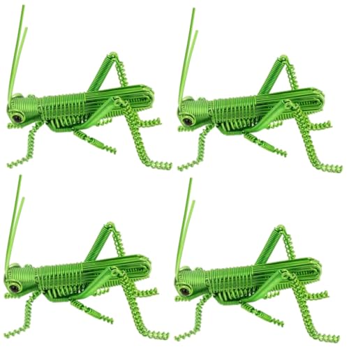 HEMOTON 4 Stück Insektenschmuck Schreibtisch Dekoration Animal Figures Wohnzimmerdekoration Geburtstagsgeschenk Insektendekor Ornament Skulptur gefälschtes Tiermodell Aluminium Green HEMOTON 4 Stück Insektenschmuck Schreibtisch Dekoration Animal Figures Wohnzimmerdekoration Geburtstagsgeschenk Insektendekor Ornament Skulptur gefälschtes Tiermodell Aluminium Green von HEMOTON