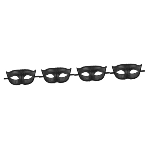 HEMOTON 4 Stück Maskerade-maske Partymaske Maskerademaske Für Halloween Masken-requisiten Aus Kunststoff Dekorative Masken Cosplay-masken Universal- Plastik Kleidung Männer Und Frauen von HEMOTON