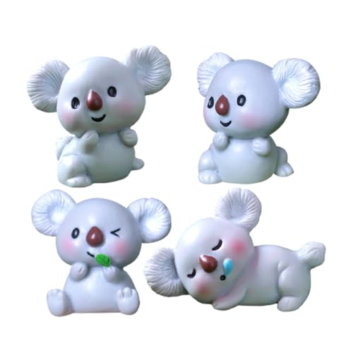 HEMOTON 4 Stück Mikro Landschaft Koala Koala-miniaturfiguren Desktop-Koala-Dekoration Miniatur-Koala-schmuck Mini-Koala-skulptur Miniatur-Koala-Modell Mini-Koala-Modell Harz Grey HEMOTON 4 Stück Mikro Landschaft Koala Koala-miniaturfiguren Desktop-Koala-Dekoration Miniatur-Koala-schmuck Mini-Koala-skulptur Miniatur-Koala-Modell Mini-Koala-Modell Harz Grey von HEMOTON