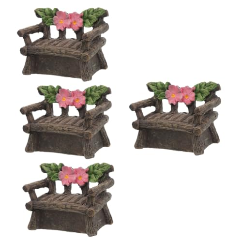 HEMOTON 4 Stück Mini-Stuhl Gartenverzierung für Miniaturen Puppenhaus-Gartentischstuhl Miniaturverzierung Mini-Puppenhausmöbel Miniaturstühle winzige Hausmöbel Mini-Zubehör Kunstharz HEMOTON 4 Stück Mini-Stuhl Gartenverzierung für Miniaturen Puppenhaus-Gartentischstuhl Miniaturverzierung Mini-Puppenhausmöbel Miniaturstühle winzige Hausmöbel Mini-Zubehör Kunstharz von HEMOTON