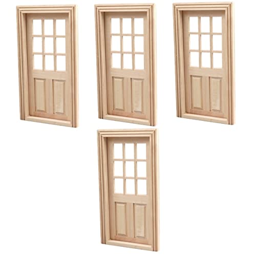 HEMOTON 4 Stück Mini-Tür- und Fenstermodell Wohnkultur Mini-Möbelstütze für kinderspielzeug Modellbau spielsachen Minitür Holz Mini -Heimmöbel hölzern Khaki HEMOTON 4 Stück Mini-Tür- und Fenstermodell Wohnkultur Mini-Möbelstütze für kinderspielzeug Modellbau spielsachen Minitür Holz Mini -Heimmöbel hölzern Khaki von HEMOTON