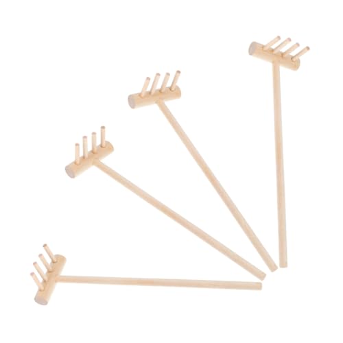 HEMOTON Mini-tischrechen-Set 4-teilig Holzrechen Für Jungen Und Mädchen Spielzeug Gartengeräte HEMOTON Mini-tischrechen-Set 4-teilig Holzrechen Für Jungen Und Mädchen Spielzeug Gartengeräte von HEMOTON