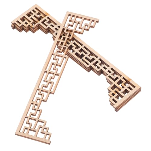 HEMOTON 4 Stück Miniatur Holz Applikationen Chinesische Holz Balken Verzierung Robuste DIY Holzrahmen Eckdeko für Puppenhaus Sandtisch und Architekturmodell Zubehör HEMOTON 4 Stück Miniatur Holz Applikationen Chinesische Holz Balken Verzierung Robuste DIY Holzrahmen Eckdeko für Puppenhaus Sandtisch und Architekturmodell Zubehör von HEMOTON