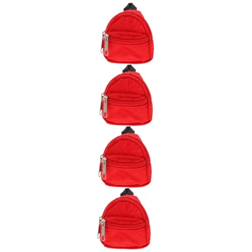 HEMOTON 4 Stück Miniatur Puppenrucksack aus Polyester Robuster Dekorativer Mini Rucksack für Puppenzubehör Tragbar und Strapazierfähig als Schulzubehör und Accessoire für Kleine Puppen HEMOTON 4 Stück Miniatur Puppenrucksack aus Polyester Robuster Dekorativer Mini Rucksack für Puppenzubehör Tragbar und Strapazierfähig als Schulzubehör und Accessoire für Kleine Puppen von HEMOTON