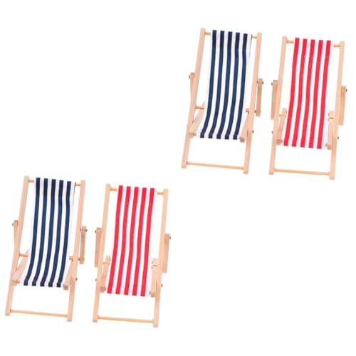 HEMOTON 4 Stück Miniatur Strandstuhl Faltbare Puppenhausmöbel Rot und Blau Dekorative Mini Strandstühle für Kinderzimmer und Spielzeughäuser Robuste und Sichere Tischdeko für Kreative HEMOTON 4 Stück Miniatur Strandstuhl Faltbare Puppenhausmöbel Rot und Blau Dekorative Mini Strandstühle für Kinderzimmer und Spielzeughäuser Robuste und Sichere Tischdeko für Kreative von HEMOTON