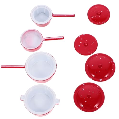 HEMOTON 4 Stück Miniaturküche Play Kitchen küche Puppenhaus-Küche laufstall Küchen- Toy Mini-Hauskochgeschirr- Mini- -Miniaturtöpfe Legierung rot HEMOTON 4 Stück Miniaturküche Play Kitchen küche Puppenhaus-Küche laufstall Küchen- Toy Mini-Hauskochgeschirr- Mini- -Miniaturtöpfe Legierung rot von HEMOTON