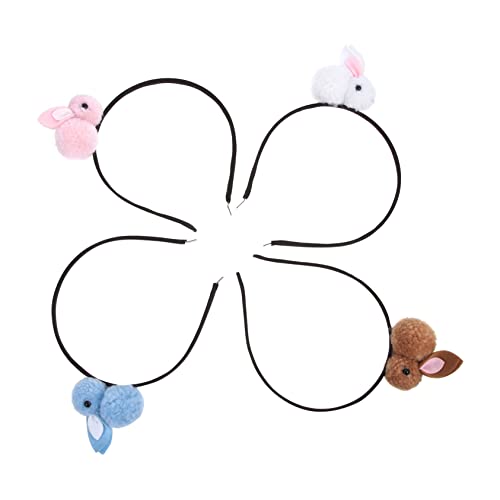 HEMOTON 4 Stück Plüschhasen-Stirnband Mädchen Kuscheltiere Plüsch-Stirnbänder im Hasen-Design haarreif tierohren haarreif Haarreifen im Hasen-Design ostern haarschmuck HEMOTON 4 Stück Plüschhasen-Stirnband Mädchen Kuscheltiere Plüsch-Stirnbänder im Hasen-Design haarreif tierohren haarreif Haarreifen im Hasen-Design ostern haarschmuck von HEMOTON