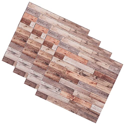 HEMOTON Miniatur Mini Bodenbelag 4 Stücke Mini Puppenhaus Bodenbelag Spielzeug Holzmaserung HEMOTON Miniatur Mini Bodenbelag 4 Stücke Mini Puppenhaus Bodenbelag Spielzeug Holzmaserung von HEMOTON