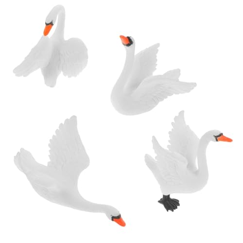 HEMOTON 4 Stück Puppenhauspuppe Schwan-Skulptur Feengarten Zubehör Puppenhauszubehör Schwimmbad Gans Tiere Figuren puppenhaus Figuren Gartentierverzierung Gartenzubehör Harz Weiß HEMOTON 4 Stück Puppenhauspuppe Schwan-Skulptur Feengarten Zubehör Puppenhauszubehör Schwimmbad Gans Tiere Figuren puppenhaus Figuren Gartentierverzierung Gartenzubehör Harz Weiß von HEMOTON