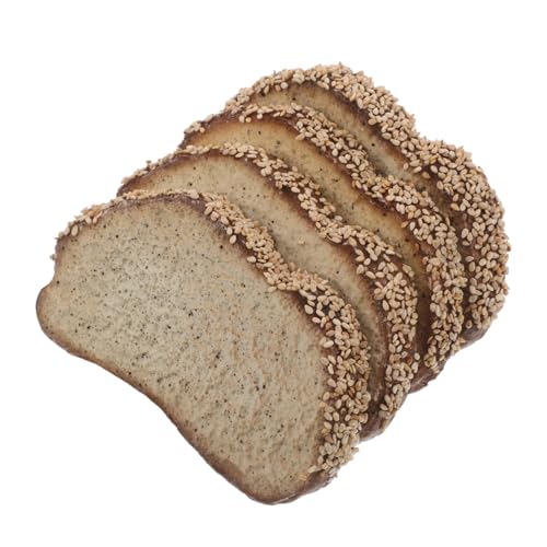 HEMOTON 4 Stück Realistische Gefälschte Brotscheiben – Mini-Brot Für Lebensmittelfotografie Bäckerei-Requisiten Küchendekor Party-gastgeschenke HEMOTON 4 Stück Realistische Gefälschte Brotscheiben – Mini-Brot Für Lebensmittelfotografie Bäckerei-Requisiten Küchendekor Party-gastgeschenke von HEMOTON