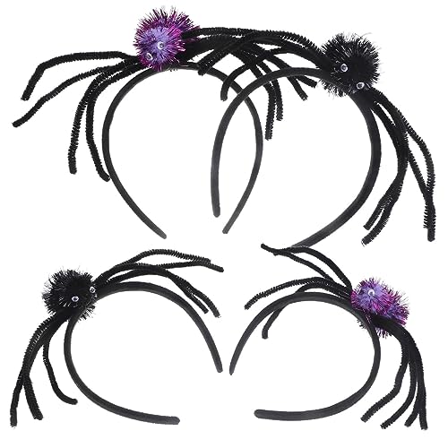 HEMOTON 4 Stück Spinnen-stirnband Kostüm Halloween-party-stirnband Make-up-stirnband Bienen Dekorationen Halloween-stirnband Halloween-cosplay-stirnbänder Halloween Stirnband Haarball HEMOTON 4 Stück Spinnen-stirnband Kostüm Halloween-party-stirnband Make-up-stirnband Bienen Dekorationen Halloween-stirnband Halloween-cosplay-stirnbänder Halloween Stirnband Haarball von HEMOTON
