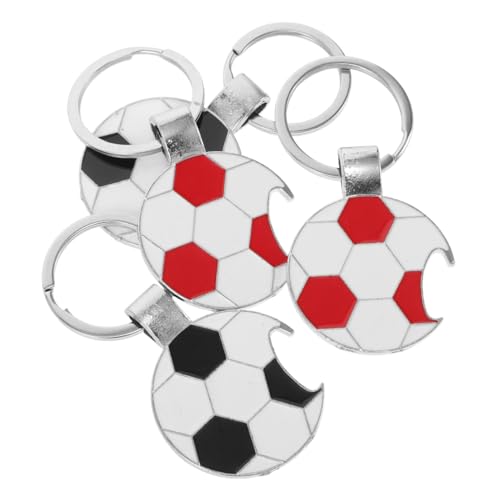 HEMOTON 4stücke Fußball Keychain Fußballparty Favors Simulation Sport Keychain Fußballball Getränkeöffner Für Soda Und Bier HEMOTON 4stücke Fußball Keychain Fußballparty Favors Simulation Sport Keychain Fußballball Getränkeöffner Für Soda Und Bier von HEMOTON