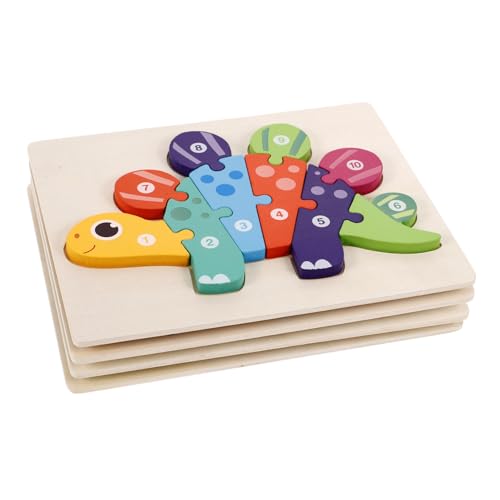 HEMOTON 4 Stück Teiliges Holzpuzzle für Bunte Cartoon Spielzeuge Kreativität und Hand Augen Koordination Geeignet für Junge Mädchen und Kleinkinder HEMOTON 4 Stück Teiliges Holzpuzzle für Bunte Cartoon Spielzeuge Kreativität und Hand Augen Koordination Geeignet für Junge Mädchen und Kleinkinder von HEMOTON