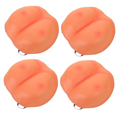 HEMOTON 4 Stück Teiliges Lustige Realistische Cosplay Fake Po Accessoires Weiche Elastische Große Gesäß Requisiten für Halloween Party April Fools Day Spaß HEMOTON 4 Stück Teiliges Lustige Realistische Cosplay Fake Po Accessoires Weiche Elastische Große Gesäß Requisiten für Halloween Party April Fools Day Spaß von HEMOTON