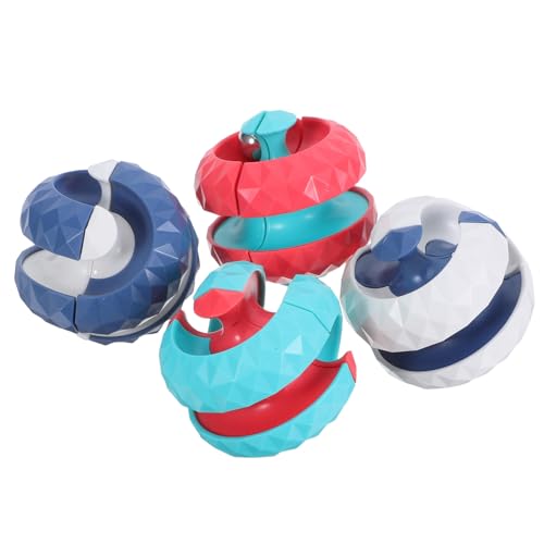 HEMOTON 4 Stück Teiliges Orbit-Ball-Puzzle mit Einzigartigem Rotierendem Track-Design Leichtes Langlebiges Decompression Erwachsene Büro Reise und Entspannte Momente HEMOTON 4 Stück Teiliges Orbit-Ball-Puzzle mit Einzigartigem Rotierendem Track-Design Leichtes Langlebiges Decompression Erwachsene Büro Reise und Entspannte Momente von HEMOTON