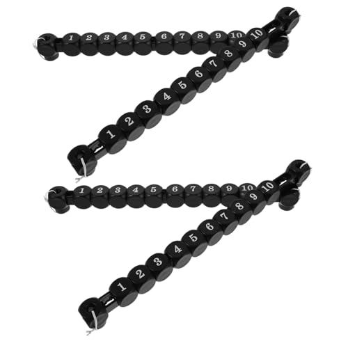 HEMOTON 4 Stück Teiliges Tischkicker Score Counter Präzise Fußball-tischspiel Zähler für Familie und Freunde Einfache Bedienung Dual-Pack für Spieler Robustes Zubehör für Unterhaltsame von HEMOTON