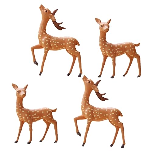 HEMOTON 4 Stück Tierstatue Tortenaufleger mit Waldtieren Gartenschmuck REH Kaninchen Plüsch Cute Decor miniaturfiguren gartendeko entzückende Figur Basteln Sie Hirschfiguren PVC HEMOTON 4 Stück Tierstatue Tortenaufleger mit Waldtieren Gartenschmuck REH Kaninchen Plüsch Cute Decor miniaturfiguren gartendeko entzückende Figur Basteln Sie Hirschfiguren PVC von HEMOTON