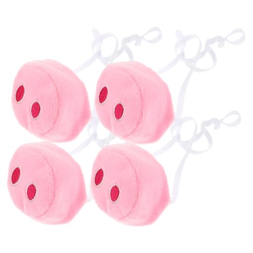 HEMOTON 4 Stück Tragbare Schweinenasen aus Plüsch Elastisch Realistische Tiermaske für Halloween Fasching Kostümparty Cosplay accessoire für Gruppen und Bühnenauftritte HEMOTON 4 Stück Tragbare Schweinenasen aus Plüsch Elastisch Realistische Tiermaske für Halloween Fasching Kostümparty Cosplay accessoire für Gruppen und Bühnenauftritte von HEMOTON