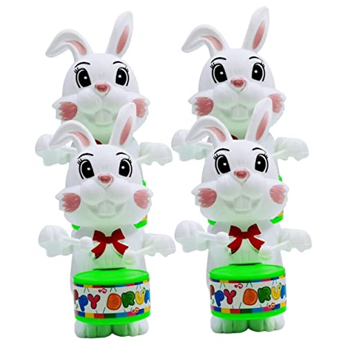 HEMOTON 4 Stücke Spaß Trommeln Spielzeug Uhrwerk Spielzeug Für Kinder Neuheit Aufziehspielzeug Ostern Party Supplies Zufällige Farbe von HEMOTON