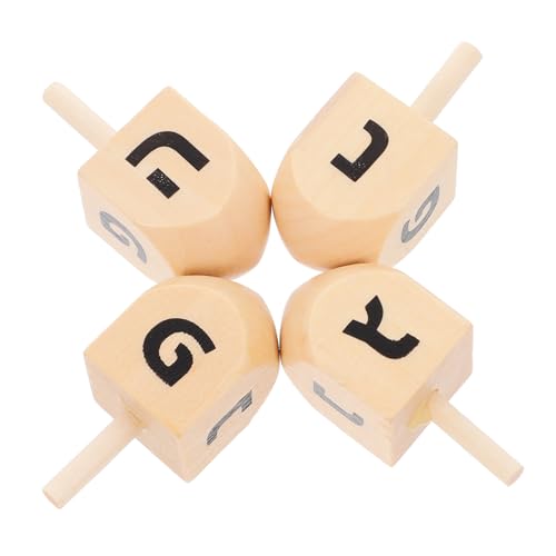 HEMOTON 4 Stück Unbehandelte Holz Dreidel für Chanukka DIY Bastelset für Traditionelles für Feiertagsfeiern Interaktive Spiele für Familie Charmante Dekoration für Zuhause HEMOTON 4 Stück Unbehandelte Holz Dreidel für Chanukka DIY Bastelset für Traditionelles für Feiertagsfeiern Interaktive Spiele für Familie Charmante Dekoration für Zuhause von HEMOTON