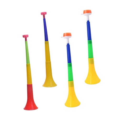 HEMOTON 4 Stück WM-Horn Wettkampf-Jubelhorn Trompetenmusikspielzeug stadion horn jubeln Fußballhorn kindertrompeten outdoorspielzeug Horn der Fußballfans Sporttreffen-Hornspielzeug Plastik HEMOTON 4 Stück WM-Horn Wettkampf-Jubelhorn Trompetenmusikspielzeug stadion horn jubeln Fußballhorn kindertrompeten outdoorspielzeug Horn der Fußballfans Sporttreffen-Hornspielzeug Plastik von HEMOTON