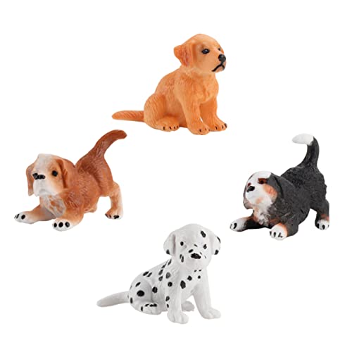 HEMOTON 4 Stück Welpenzubehör Haustier Hund Figuren in Welpenform Mini- Tiere Welpenfiguren Desktop-Ornament Mini-welpenfiguren Welpenfiguren Spielset PVC HEMOTON 4 Stück Welpenzubehör Haustier Hund Figuren in Welpenform Mini- Tiere Welpenfiguren Desktop-Ornament Mini-welpenfiguren Welpenfiguren Spielset PVC von HEMOTON