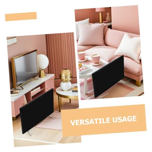 HEMOTON 4 Stücke Maßstab Fake Tv mit Stabilem Standfuß Realistische Mini Tv Dekoration für Puppenmöbel Wohnzimmer von HEMOTON