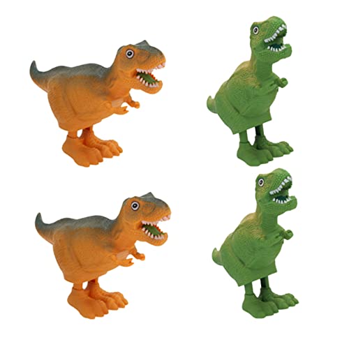 HEMOTON 4-teiliges Aufzieh-Dinosaurier-Spielzeug Für Kinder Sicher Und Geschmeidig Aufzieh-Dinosaurier Für Kinder Mit Uhrwerkmechanismus Perfektes Ostergeschenk von HEMOTON