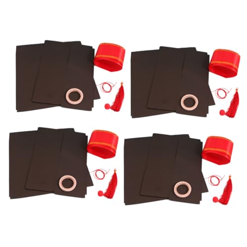 HEMOTON 4 Teiliges DIY Werkzeug Zum Abschluss Machen Sie Ihre Abschlusskappe Papier Bastelsets Für Mini Abschlusskappen Aus Papier Kappen Dekorationsset Abschlusshut DIY Material von HEMOTON