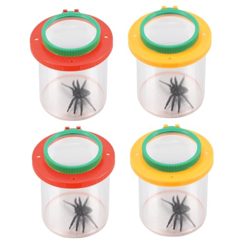 HEMOTON 4 Teiliges Viewer Set Für Vergrößerungs Viewer Spinnenfänger Spinne Indoor Beobachtungsnetz Wespenfang Kakerlakenboxen Lehrgerät Acryllinse HEMOTON 4 Teiliges Viewer Set Für Vergrößerungs Viewer Spinnenfänger Spinne Indoor Beobachtungsnetz Wespenfang Kakerlakenboxen Lehrgerät Acryllinse von HEMOTON