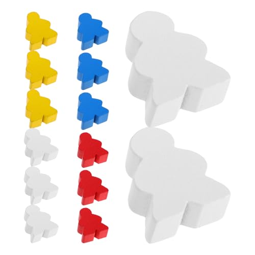 HEMOTON 40 Stück Bunte Holzspielsteine für Brettspiele Ersatzfiguren für Schach und Ludo Kreative Holzfiguren für Unterricht Spielsteine für Verschiedene Spiele HEMOTON 40 Stück Bunte Holzspielsteine für Brettspiele Ersatzfiguren für Schach und Ludo Kreative Holzfiguren für Unterricht Spielsteine für Verschiedene Spiele von HEMOTON
