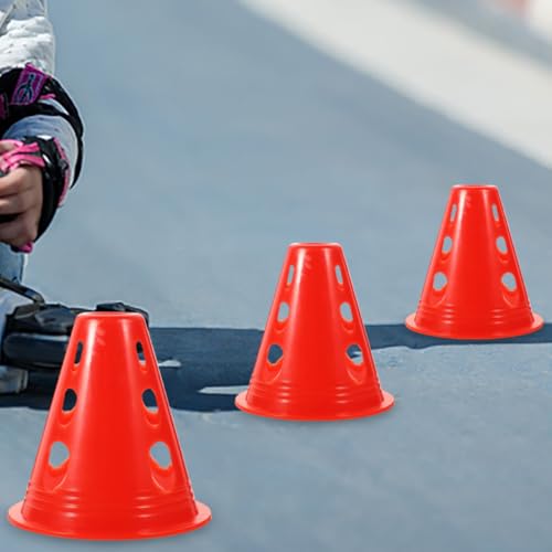 HEMOTON 40 Stück Rollschuh Markierungskegel Winddichte Trainingskegel für Agilitätsübungen Geeignet für Indoor und Outdoor Sportarten Rot HEMOTON 40 Stück Rollschuh Markierungskegel Winddichte Trainingskegel für Agilitätsübungen Geeignet für Indoor und Outdoor Sportarten Rot von HEMOTON