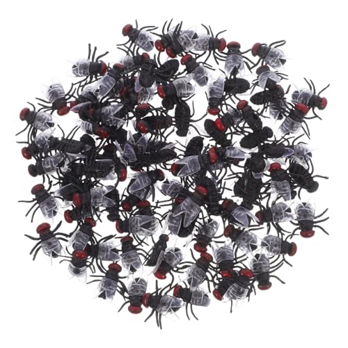 HEMOTON 400 Stück Realistische Fliegen Prank Toy für Halloween und Aprilscherz Leichte Kompakte Insekten Nachbildung Gruseliges Partydekor Detailgetreue Witzartikel für Streichfreunde HEMOTON 400 Stück Realistische Fliegen Prank Toy für Halloween und Aprilscherz Leichte Kompakte Insekten Nachbildung Gruseliges Partydekor Detailgetreue Witzartikel für Streichfreunde von HEMOTON