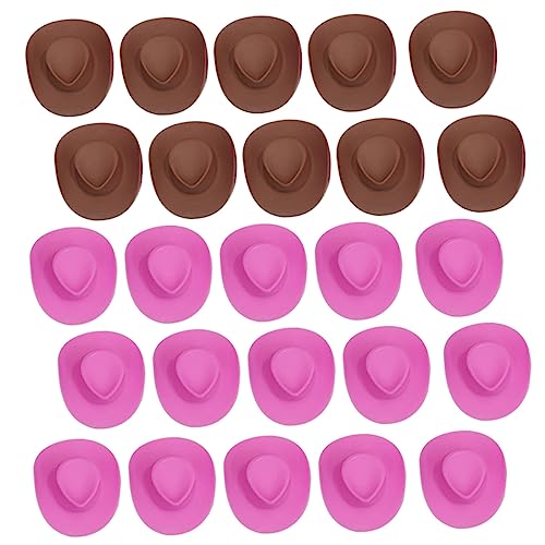 HEMOTON 40St Puppenmütze Puppenbekleidungszubehör Puppe Cowboyhut Mini-Western-Cowgirl-Hut für puppenkleidung doll Accessories Puppendekor winzige Puppenkopfbedeckung Plastik HEMOTON 40St Puppenmütze Puppenbekleidungszubehör Puppe Cowboyhut Mini-Western-Cowgirl-Hut für puppenkleidung doll Accessories Puppendekor winzige Puppenkopfbedeckung Plastik von HEMOTON