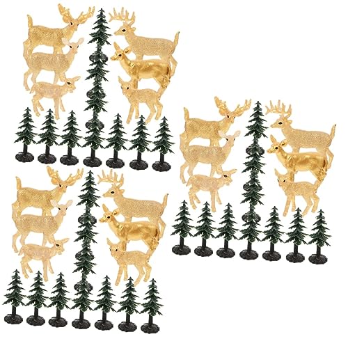 HEMOTON 48 Stück Teiliges Weihnachtsdeko Set mit Miniatur Rehen und Tannenbäumen Realistische Waldtiere Figuren für Tischdekoration Handliche Weihnachtsbaum Deko für und Festliche HEMOTON 48 Stück Teiliges Weihnachtsdeko Set mit Miniatur Rehen und Tannenbäumen Realistische Waldtiere Figuren für Tischdekoration Handliche Weihnachtsbaum Deko für und Festliche von HEMOTON