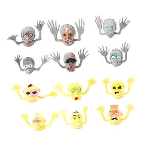 HEMOTON 48 Stücke Halloween Geist Finger Ärmeln Puppen Finger Abdeckung Requisiten von HEMOTON