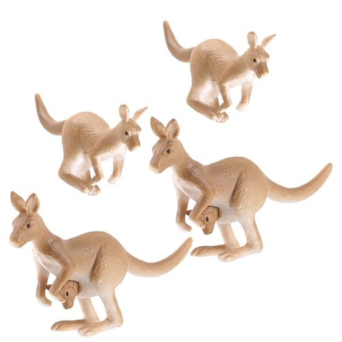 HEMOTON 4Pcs Mini Wildtierfiguren Schimmel Miniatur Känguroo Figuren Desktop -Dekoration Lernpädagogische Spielset Für Mikrolandschaft HEMOTON 4Pcs Mini Wildtierfiguren Schimmel Miniatur Känguroo Figuren Desktop -Dekoration Lernpädagogische Spielset Für Mikrolandschaft von HEMOTON