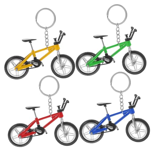 HEMOTON 4Stücke Fingerbike Schlüsselanhänger Teiliges Kreative Mountainbike Deko für Stylische Fahrräder und Sammler HEMOTON 4Stücke Fingerbike Schlüsselanhänger Teiliges Kreative Mountainbike Deko für Stylische Fahrräder und Sammler von HEMOTON
