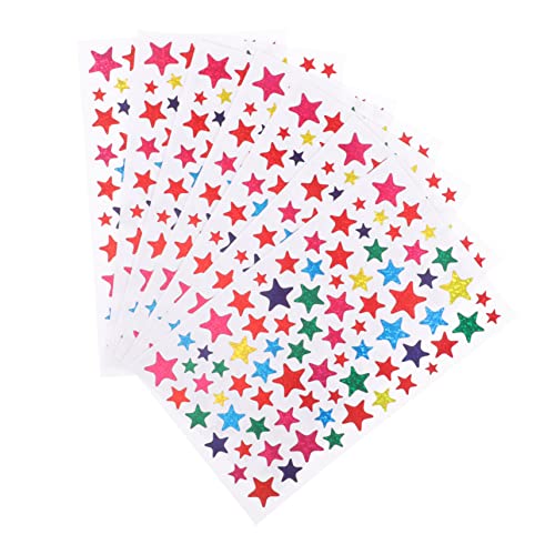 HEMOTON Sternaufkleber Für 5 Bögen Mit Belohnungsaufklebern Für Kinder Motivierende Klassenzimmerdekoration von HEMOTON