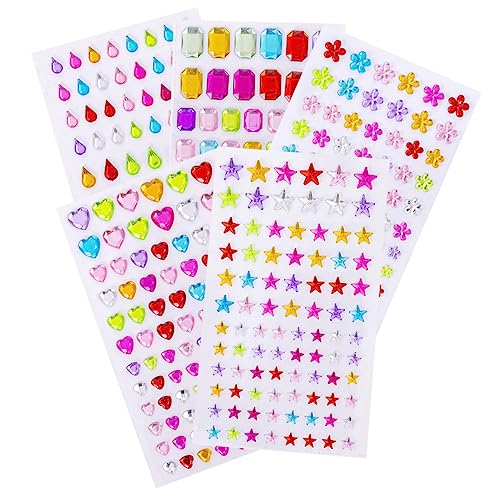 HEMOTON 5 Bögen Kristall Diamant Aufkleber Nagelaufkleber Strass Aufkleber Juwelenaufkleber Laptop Aufkleber Kristall Aufkleber Für Fotoalbum Selbstklebende Aufkleber Buntes Acryl HEMOTON 5 Bögen Kristall Diamant Aufkleber Nagelaufkleber Strass Aufkleber Juwelenaufkleber Laptop Aufkleber Kristall Aufkleber Für Fotoalbum Selbstklebende Aufkleber Buntes Acryl von HEMOTON