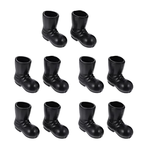 HEMOTON 5 Paar Mini Stiefel Weihnachtsschnur Halloween LED Kürbislichter Feiertagsdekoration Adventskalender Weihnachts Und Geburtstagsparty Dekorationen Miniatur Schuhmodelle von HEMOTON