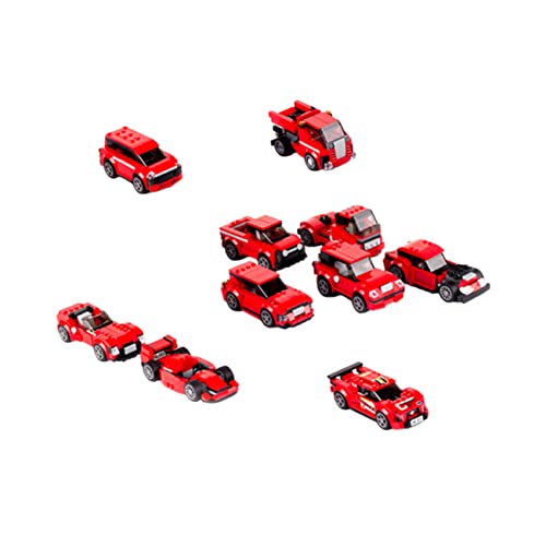 HEMOTON 5 Sätze Blöcke Modellauto zum Bauen für Erwachsene Puzzle für Kinder Rätsel Bausteine 3D-Puzzles für Erwachsene Modellbausätze für Erwachsene Wagen Suite handgefertigtes Geschenk von HEMOTON