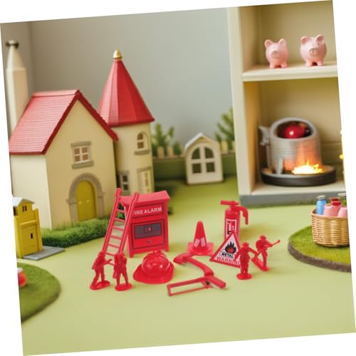 HEMOTON 5 Sätze Feuerwehrmann mit Mini Feuerlöscher Figuren und Realistischen Zubehörteilen für Puppenhaus Dekorationen Rollenspiel und Teamförderung bei Kindern HEMOTON 5 Sätze Feuerwehrmann mit Mini Feuerlöscher Figuren und Realistischen Zubehörteilen für Puppenhaus Dekorationen Rollenspiel und Teamförderung bei Kindern von HEMOTON