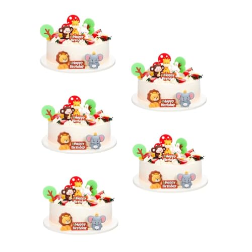 HEMOTON 5 Sätze Kuchendekoration Mit Weichem Kleber Dekorationen Karikatur Wild Kuchen -topper Wald Tortenaufsatz Mit Tiermotiv Cupcake-topper Für Babys Kaninchen Junge Erste Weiches Gummi HEMOTON 5 Sätze Kuchendekoration Mit Weichem Kleber Dekorationen Karikatur Wild Kuchen -topper Wald Tortenaufsatz Mit Tiermotiv Cupcake-topper Für Babys Kaninchen Junge Erste Weiches Gummi von HEMOTON