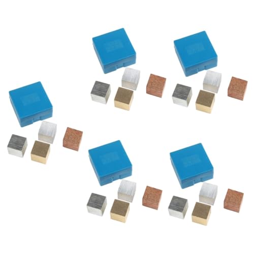 HEMOTON 5 Sätze Physikalisches Experiment Kupfer Aluminium Holz Würfel Unterrichtsausrüstung für Dichtebestimmung Schwimmende Würfel für Schulphysik Lehrmittel HEMOTON 5 Sätze Physikalisches Experiment Kupfer Aluminium Holz Würfel Unterrichtsausrüstung für Dichtebestimmung Schwimmende Würfel für Schulphysik Lehrmittel von HEMOTON