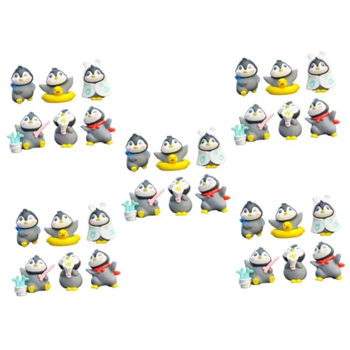 HEMOTON 5 Sätze Pinguin Teiliges Niedliche Dekoration Für Kinderzimmer Und Feengarten Handgefertigte Pinguin Ornamente Für Realistische Details 6 Stücke * 5 HEMOTON 5 Sätze Pinguin Teiliges Niedliche Dekoration Für Kinderzimmer Und Feengarten Handgefertigte Pinguin Ornamente Für Realistische Details 6 Stücke * 5 von HEMOTON